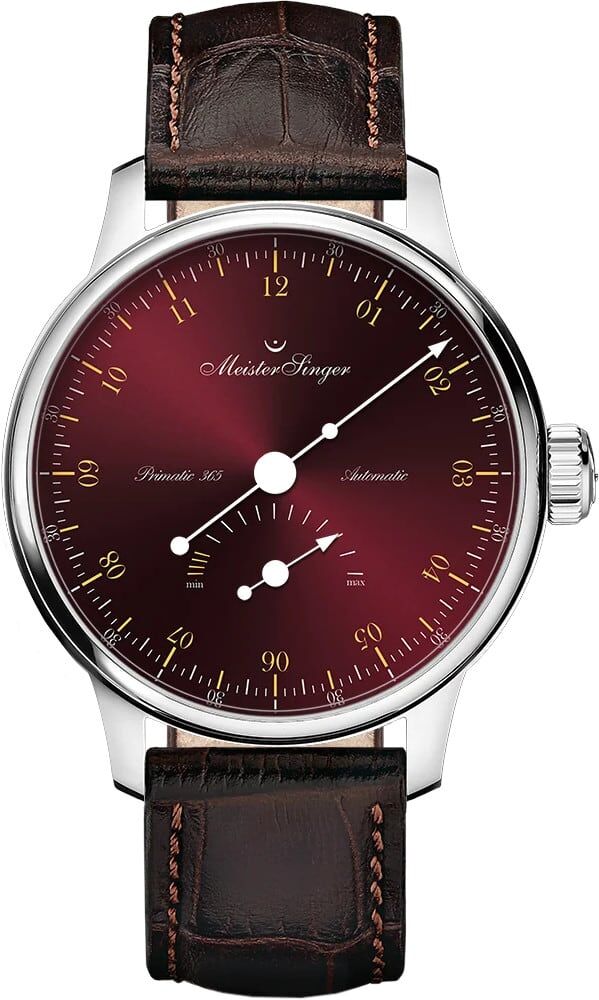 MeisterSinger Primatic 365 Sunburst Bordeaux With Gold