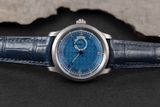 J.N. Shapiro Infinity Tantalum Guilloched and Blued Zirconium Dial image 2 thumbnail