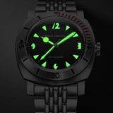 Nivada Grenchen 14200A04 Pacman Depthmaster 42mm on Beads of Rice Bracelet image 2 thumbnail