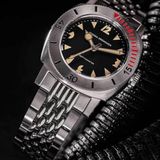 Nivada Grenchen 14200A04 Pacman Depthmaster 42mm on Beads of Rice Bracelet image 4 thumbnail