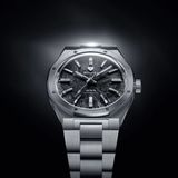 Nivada Grenchen F77 Steel Meteorite No Date 68041A77C image 2 thumbnail