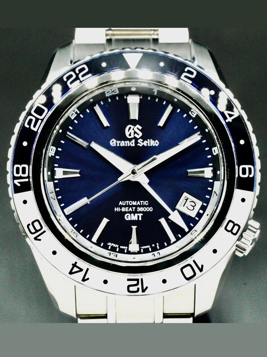 Grand Seiko SBGJ237 Sport GMT Hi-Beat Blue and White