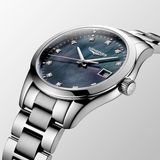 Longines Conquest Classic Quartz Black Mother of Pearl Dial 34mm L2.386.4.88.6 image 5 thumbnail