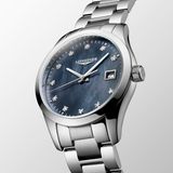 Longines Conquest Classic Quartz Black Mother of Pearl Dial 34mm L2.386.4.88.6 image 3 thumbnail