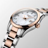 Longines Conquest Classic Quartz White Mother of Pearl Dial 29.50mm L2.286.3.87.7 image 7 thumbnail