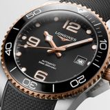 Longines Hydroconquest Sunray Black Dial 41mm L3.781.3.58.9 image 1 thumbnail