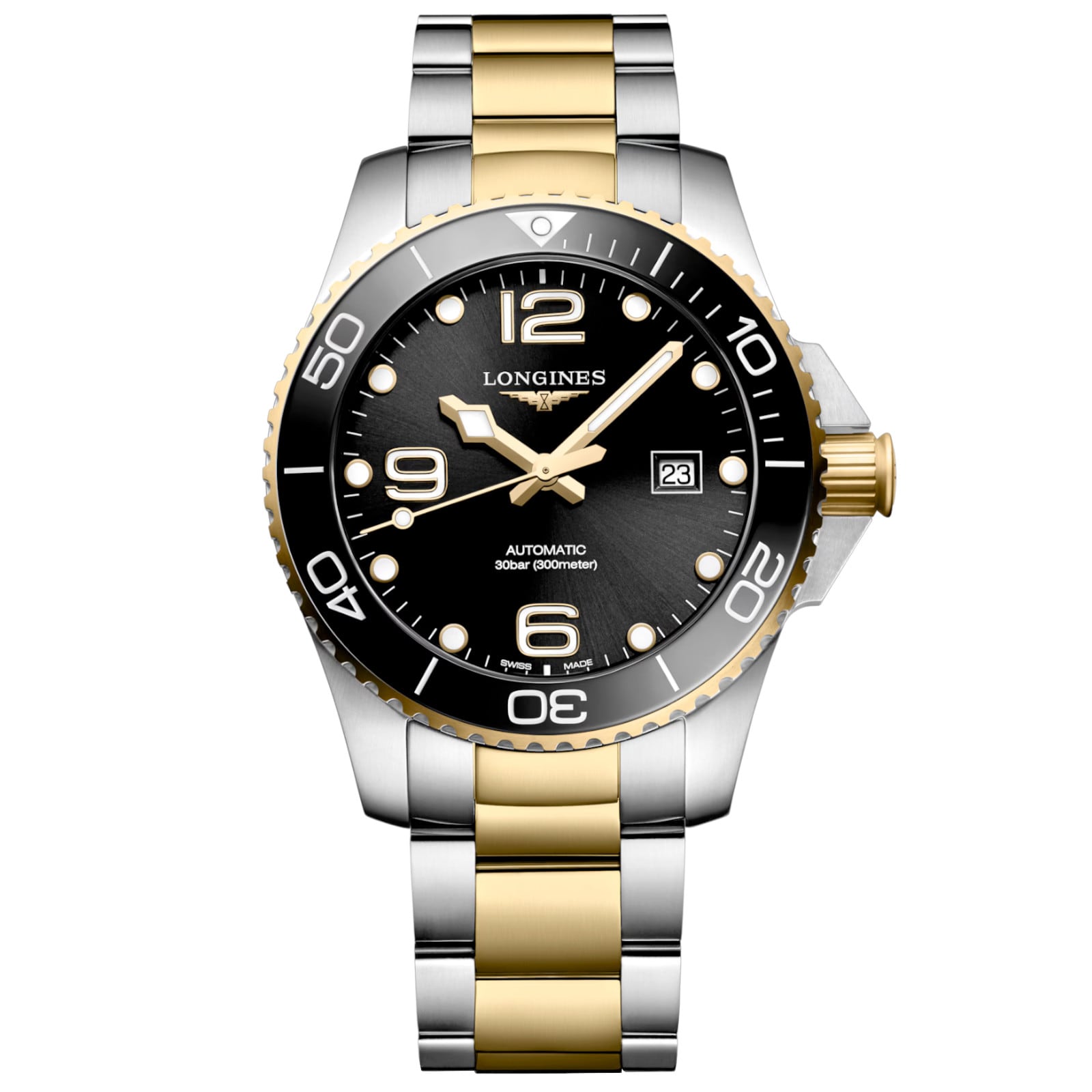 Longines Hydroconquest  L3.782.3.56.7 Sunray Black Dial 43mm