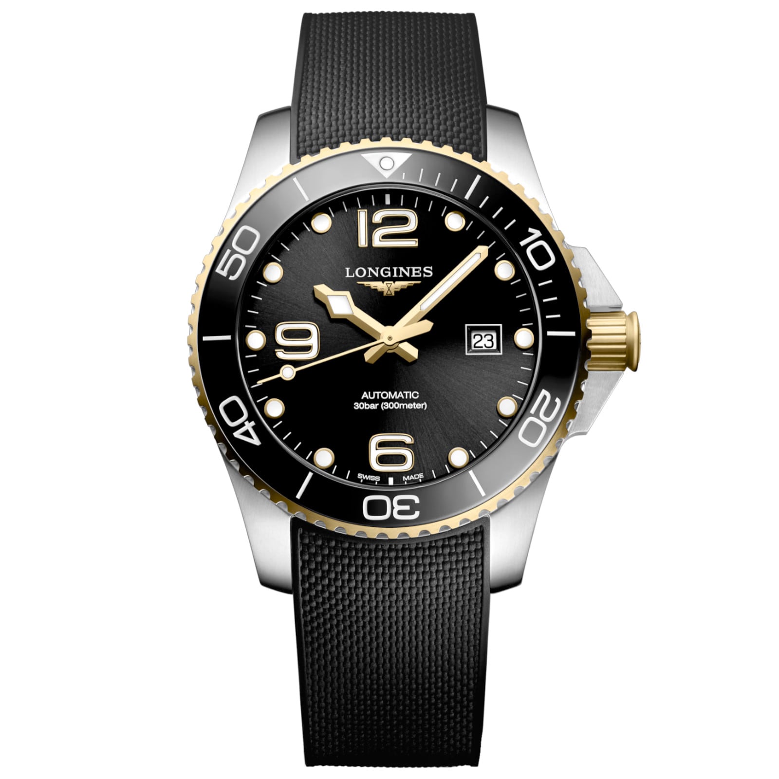 Longines Hydroconquest Sunray Black Dial 43mm L3.782.3.56.9