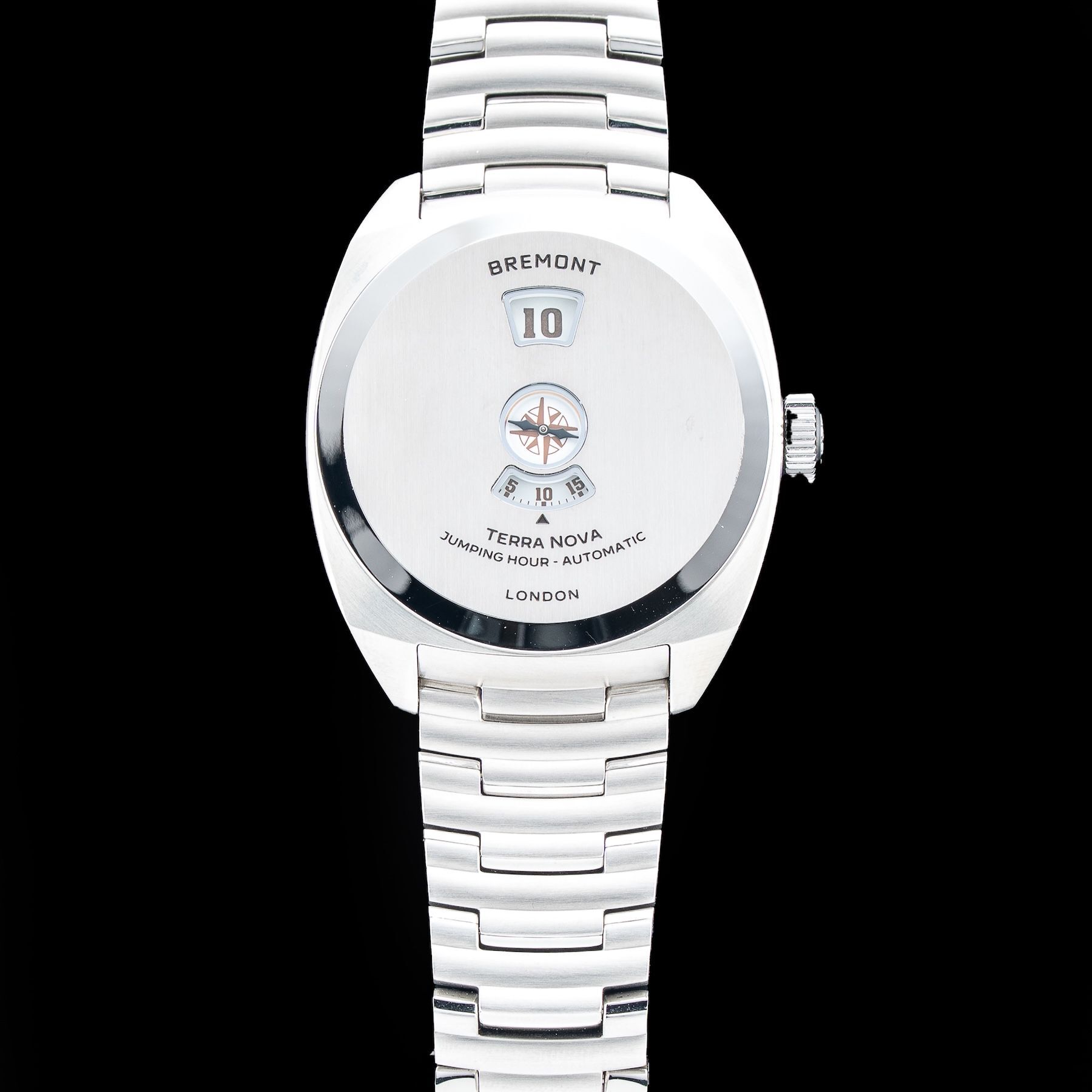 Bremont TN38-JH-SS-CC-B Terra Nova Jumping Hour On Bracelet
