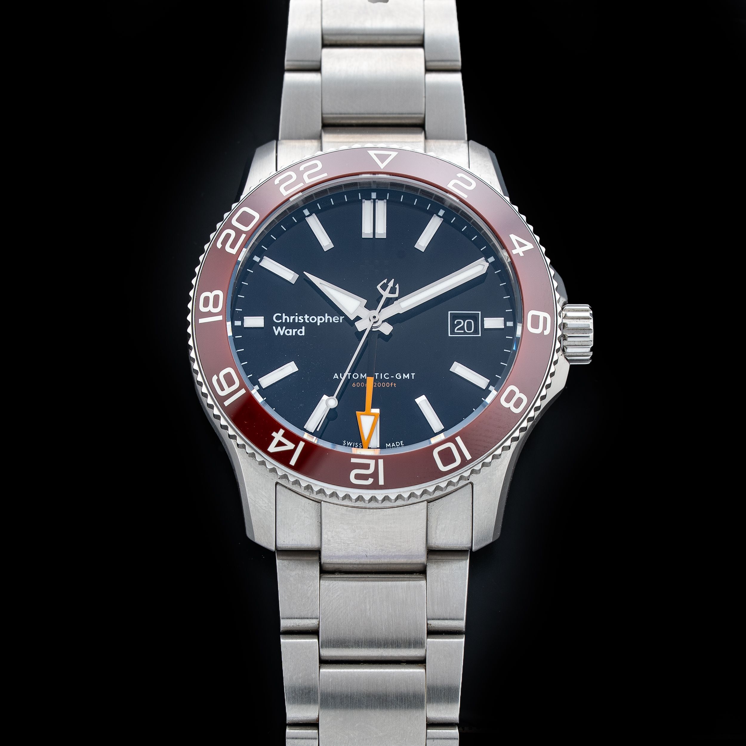 Christopher Ward C60 Trident GMT 600 C60-42ADM3-S0RK0