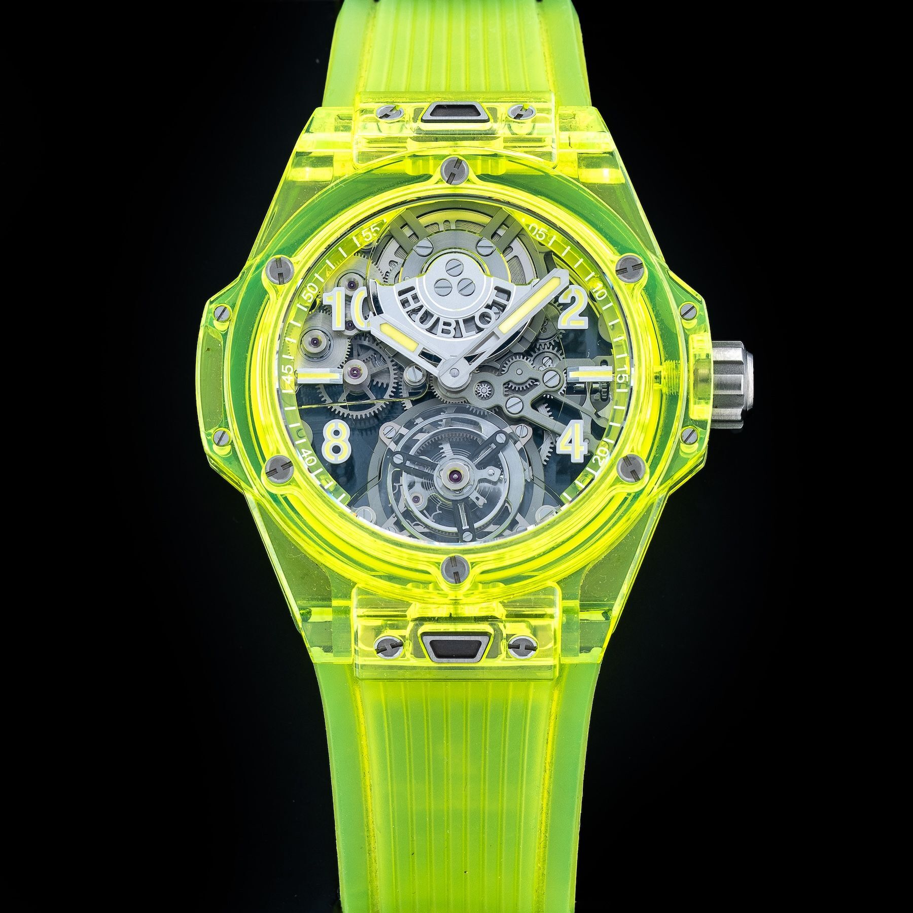 Hublot Tourbillon Automatic Yellow Neon Saxem 429.JY.0120.RT