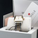 Michele Deco Mid Two-Tone Diamond Dial Watch MWW06V000042 image 8 thumbnail