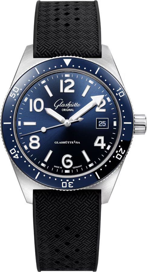 Glashütte Original 1-39-11-09-81-33 SeaQ on Rubber Strap
