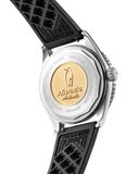 Nivada Grenchen Aquamar Vintage On Black Strap 32062A15 image 1 thumbnail