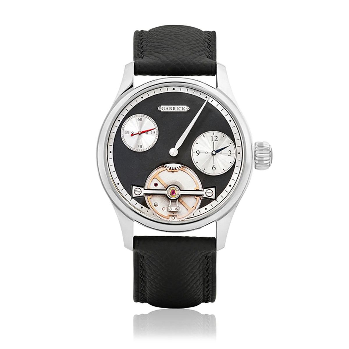 Garrick Regulator MK II Frosted Black Dial