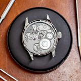 Garrick S2 Deadbeat Seconds Engine Turned Red Dial image 1 thumbnail