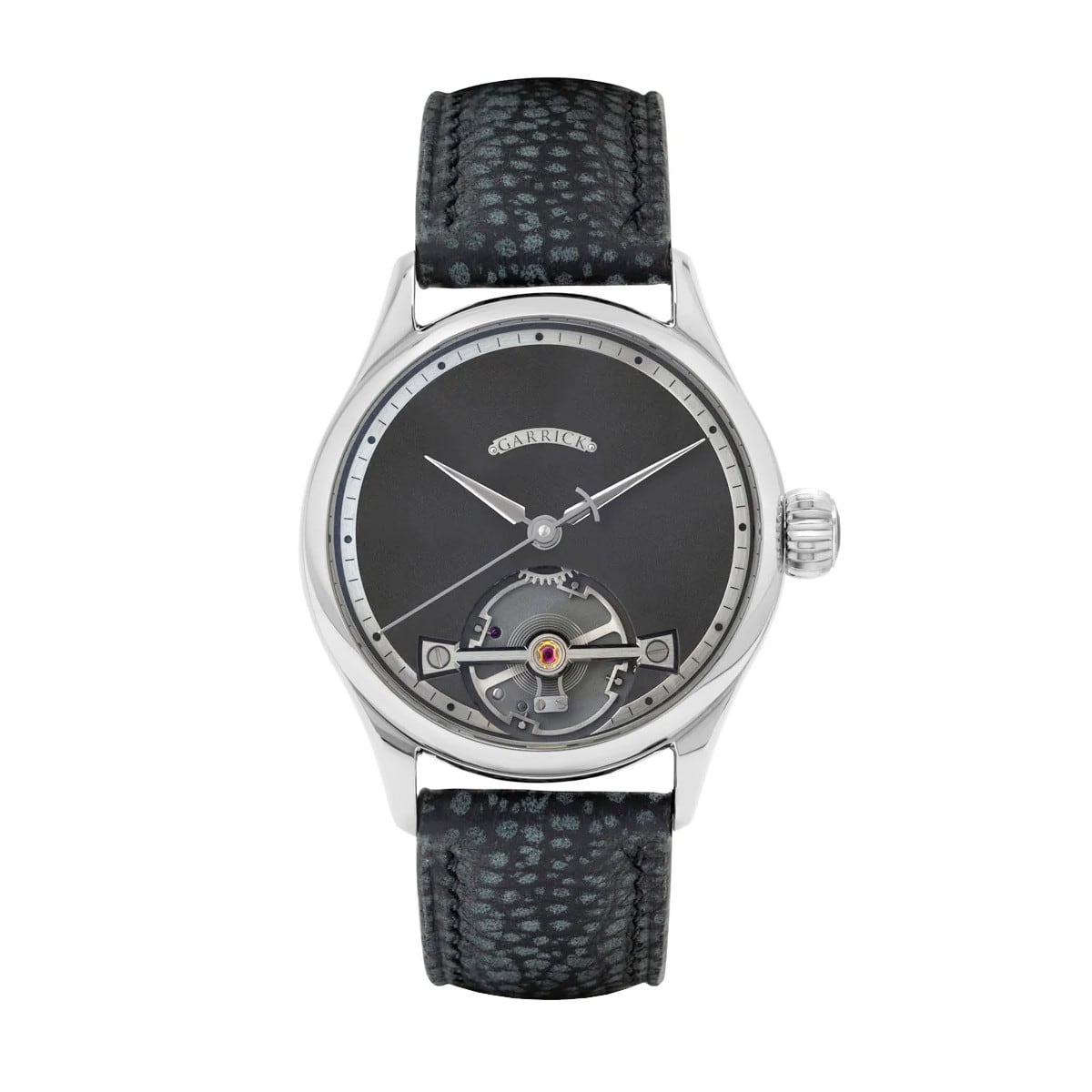 Garrick S2 Deadbeat Seconds Frosted Black Dial