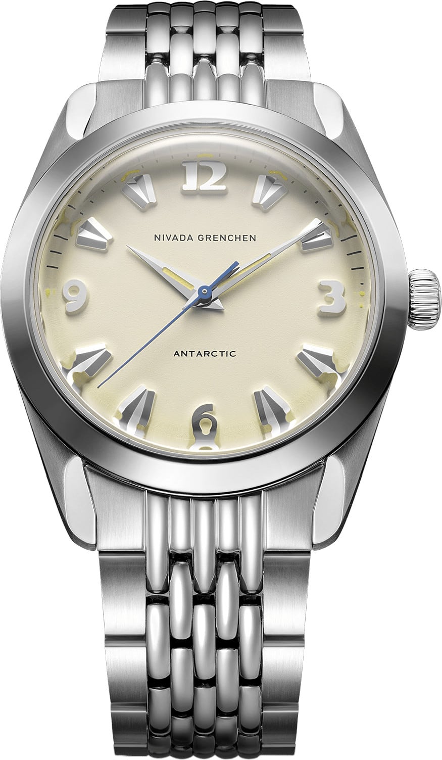 Nivada Grenchen 32080A04 Antarctic 38mm Eggshell Beige Luminova