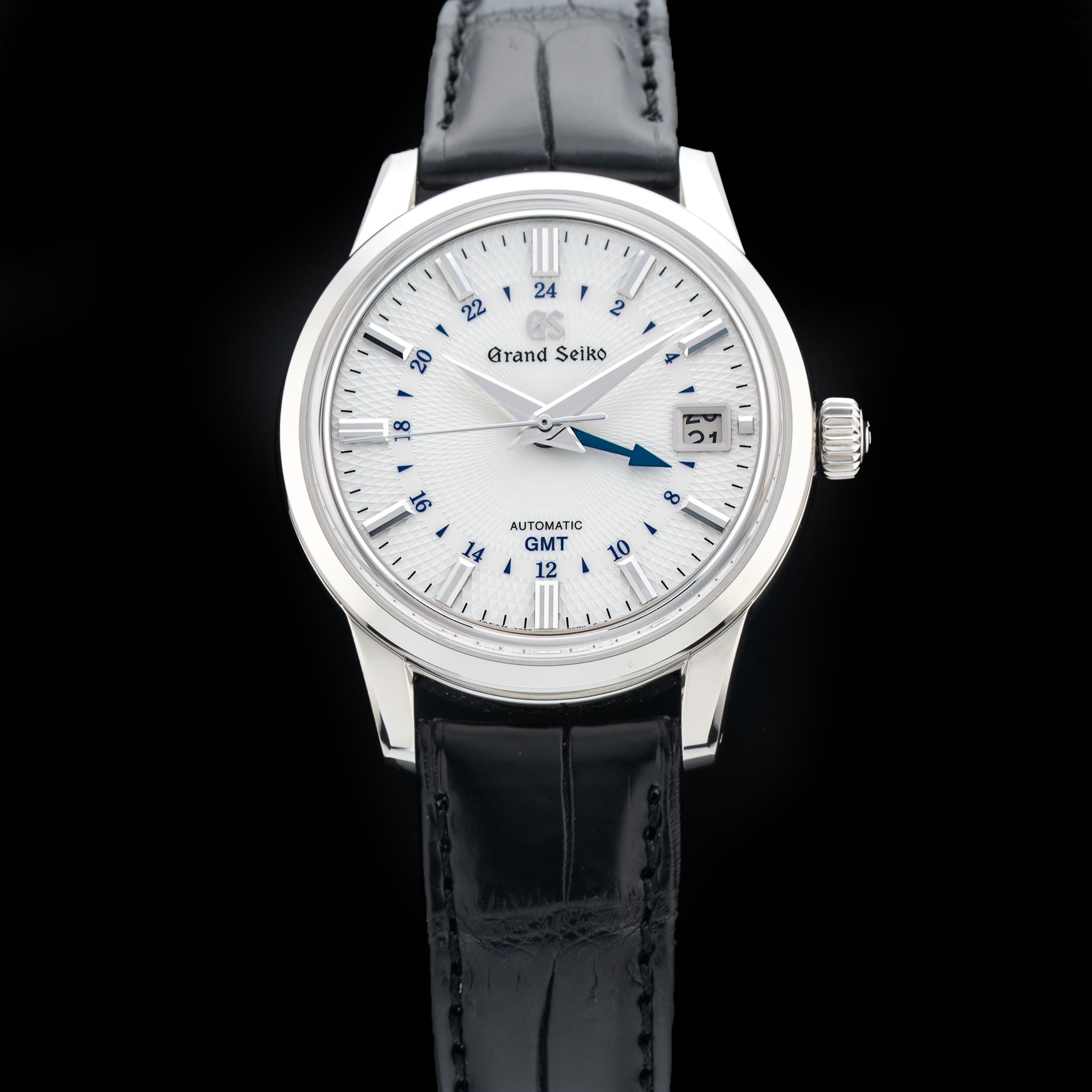 Grand Seiko Elegance Collection Snowdrop Silver Dial SBGM255G