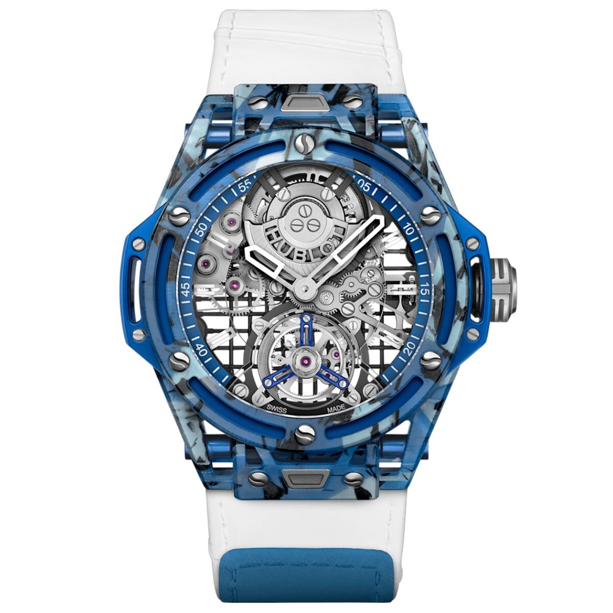 Hublot Big Bang Tourbillon Novak Djokovic Goat Edition Blue 44mm 429.QKB.0120.NR.DJO26
