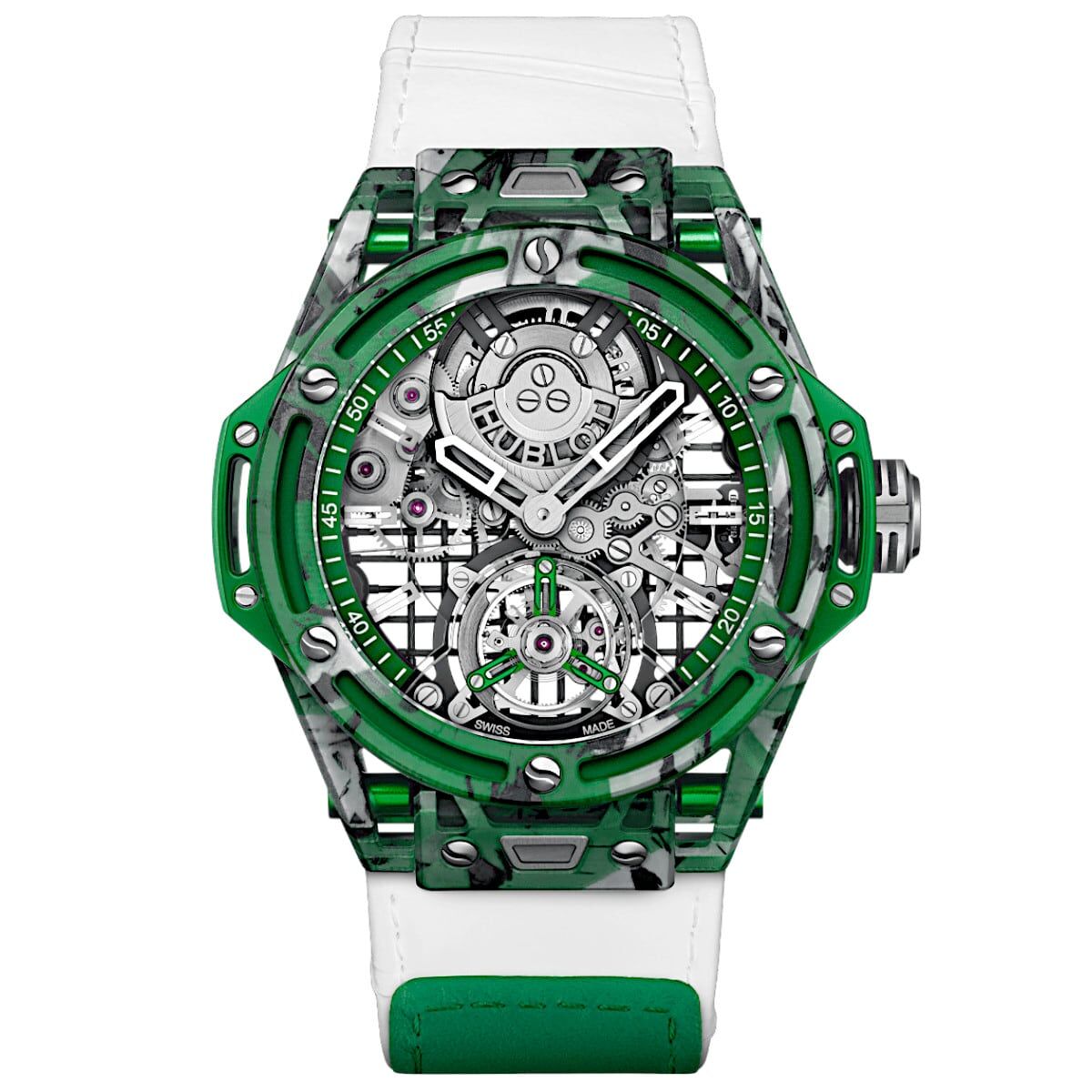 Hublot Big Bang Tourbillon Novak Djokovic Goat Edition Green 44mm 429.QKG.0120.NR.DJO26