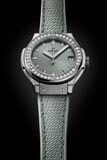 Hublot Classic Fusion Titanium Sage Green Diamonds 33mm 581.NX.891G.NR.1104 image 2 thumbnail