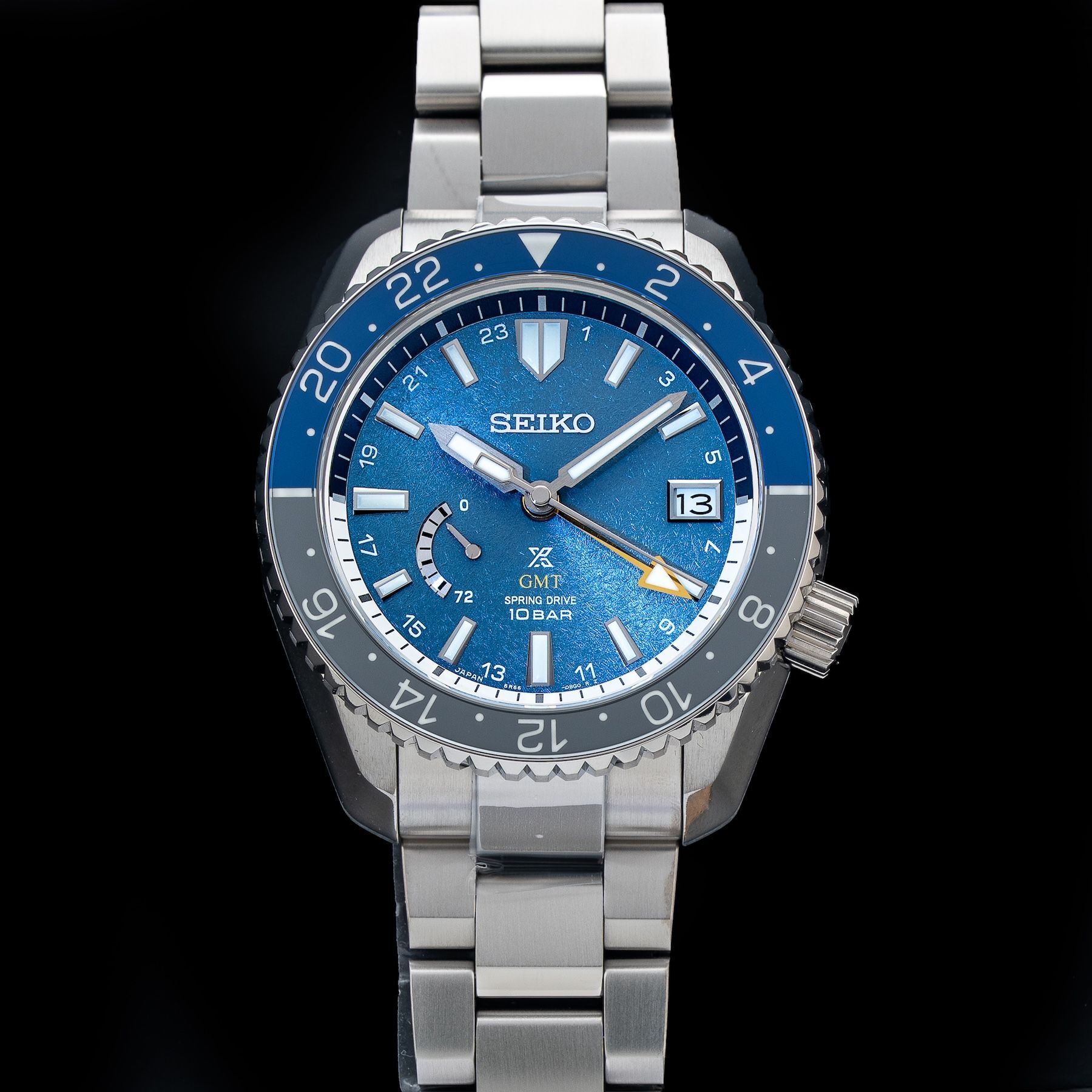 Seiko Prospex SNR055 LX GMT Earth Topography U.S Special Edition