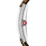 Michele Women's Special Edition Coquette Diamond Stainless Steel Leopard Print Pony Hair Watch, MWW08B000284 image 2 thumbnail