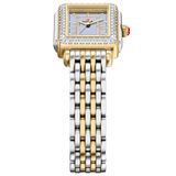 Michele Women's Deco Madison Mini Diamond Two-Tone 18K Gold-Plated Watch, MWW06D000176 image 7 thumbnail