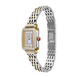 Michele Women's Deco Madison Mini Diamond Two-Tone 18K Gold-Plated Watch, MWW06D000176 image 6 thumbnail