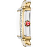Michele Women's Deco Madison Mini Diamond Two-Tone 18K Gold-Plated Watch, MWW06D000176 image 2 thumbnail