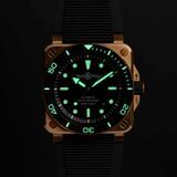 Bell & Ross BR-03 Diver Black Bronze Rubber Strap BR03A-D-BL-BR/SRB image 1 thumbnail