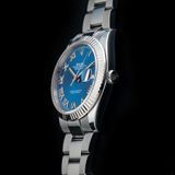 Rolex Datejust 41 Blue Roman Dial Fluted Bezel M126334-0025 image 2 thumbnail