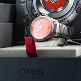 Oris 01 400 7778 7158-07 7 20 01TLC Big Crown Propilot X Calibre 400 Salmon Dial image 8 thumbnail
