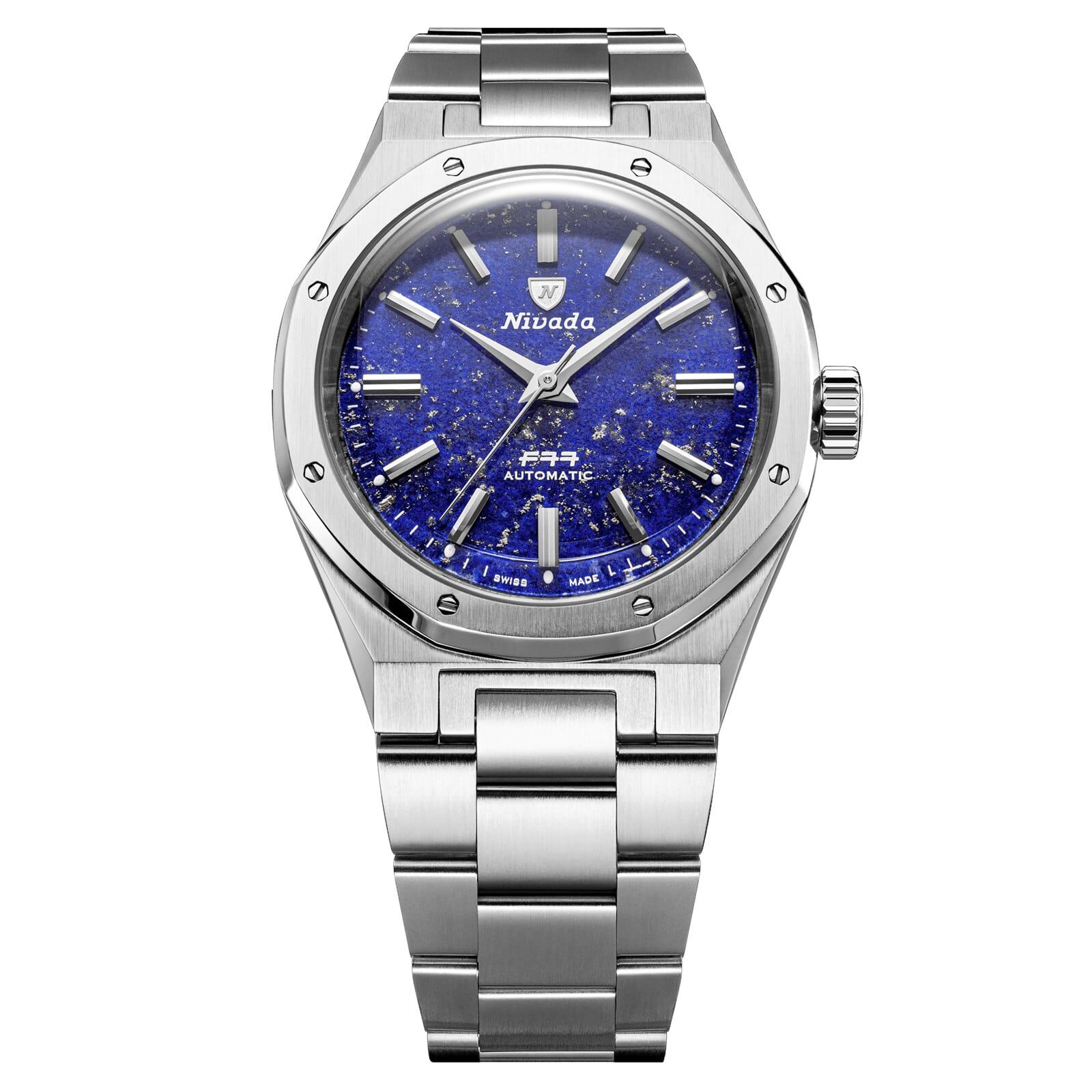 Nivada Grenchen F77 Lapis Lazuli MK2 38mm 68048A77