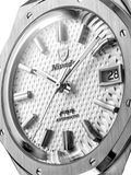 Nivada Grenchen F77 White MK2 38mm Date 69014A77 image 2 thumbnail