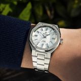 Nivada Grenchen F77 White MK2 38mm No Date 68046A77 image 2 thumbnail