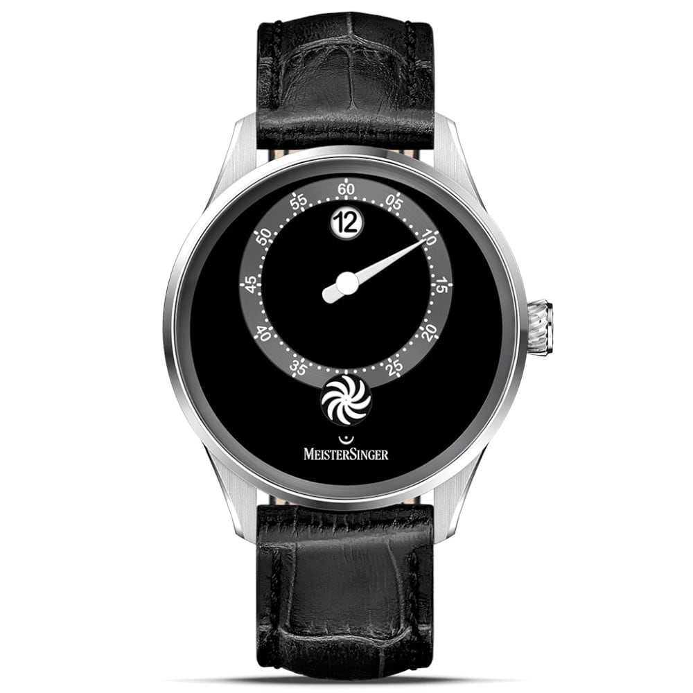 MeisterSinger Phantero Jumping Hour Black PTJH902