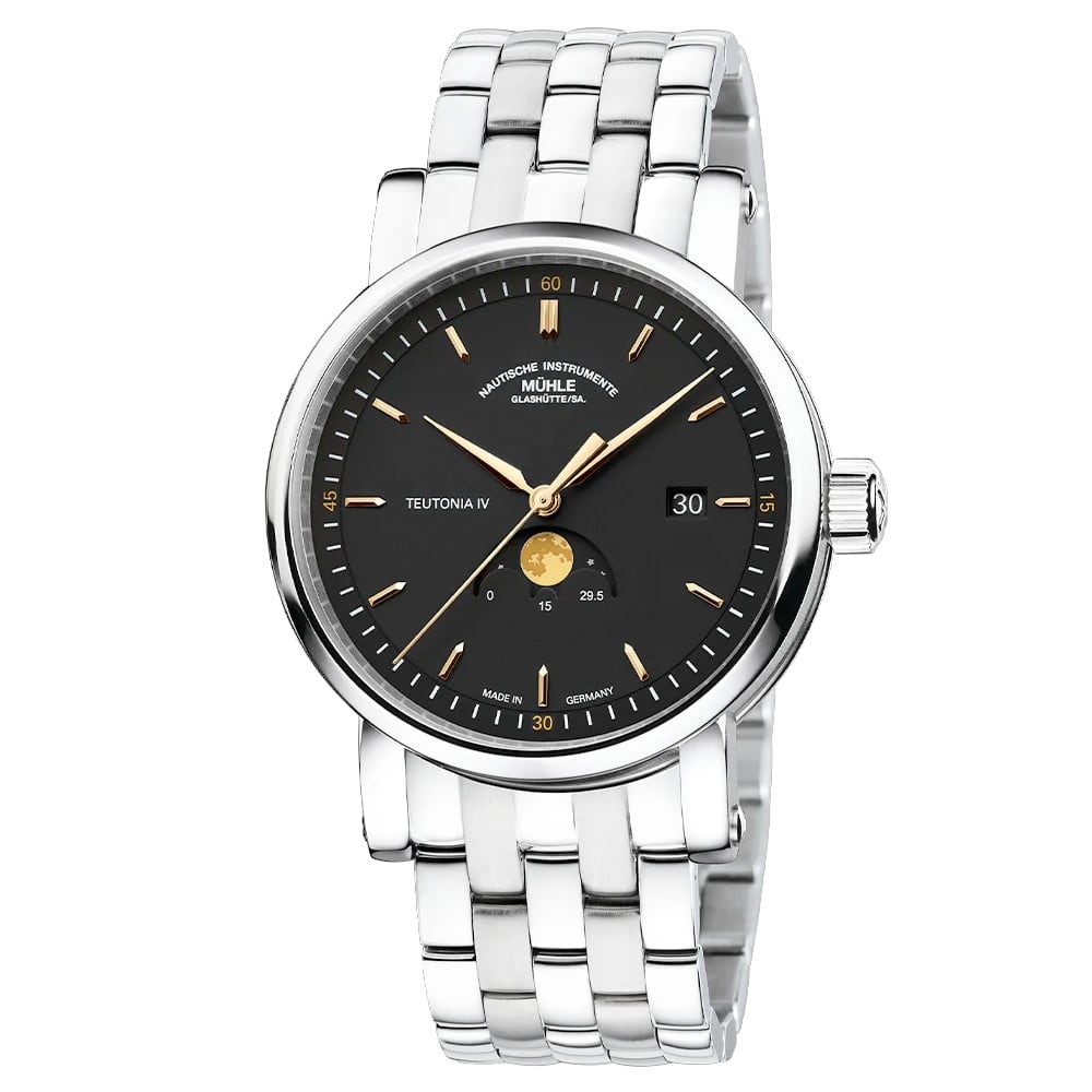Mühle Glashütte Teutonia IV Moonphase On Bracelet M1-44-03-MB