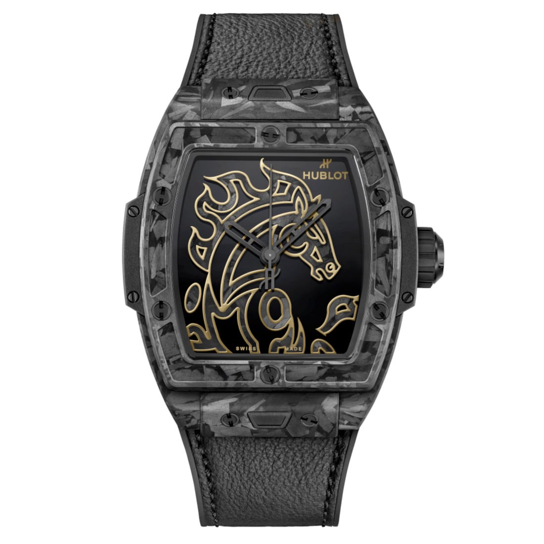 Hublot Spirit Of Big Bang Year Of The Horse Frosted Carbon 646.QK.1230.VR.CNY26