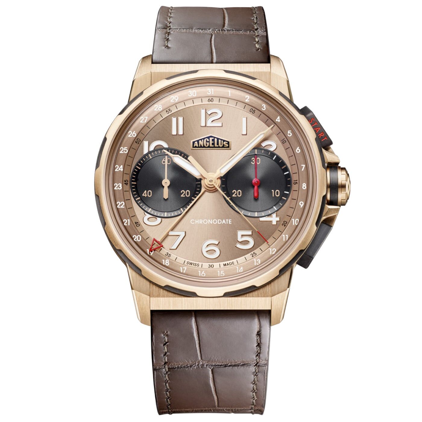 Angelus Chronodate Red Gold Moka 0CDZE.C01A.C1282B