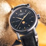 Mühle Glashütte Teutonia IV Moonphase On Alcantara Strap M1-44-03-AB-I image 5 thumbnail