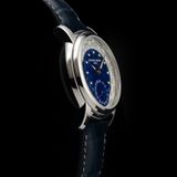 Frederique Constant Classic Worldtimer Lapis Lazuli Limited Edition FC-718LA4H6 image 1 thumbnail