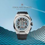 Edouard Koehn Tempus III Ice Blue Skeleton Chronograph EK-CHR10GRIBE image 2 thumbnail