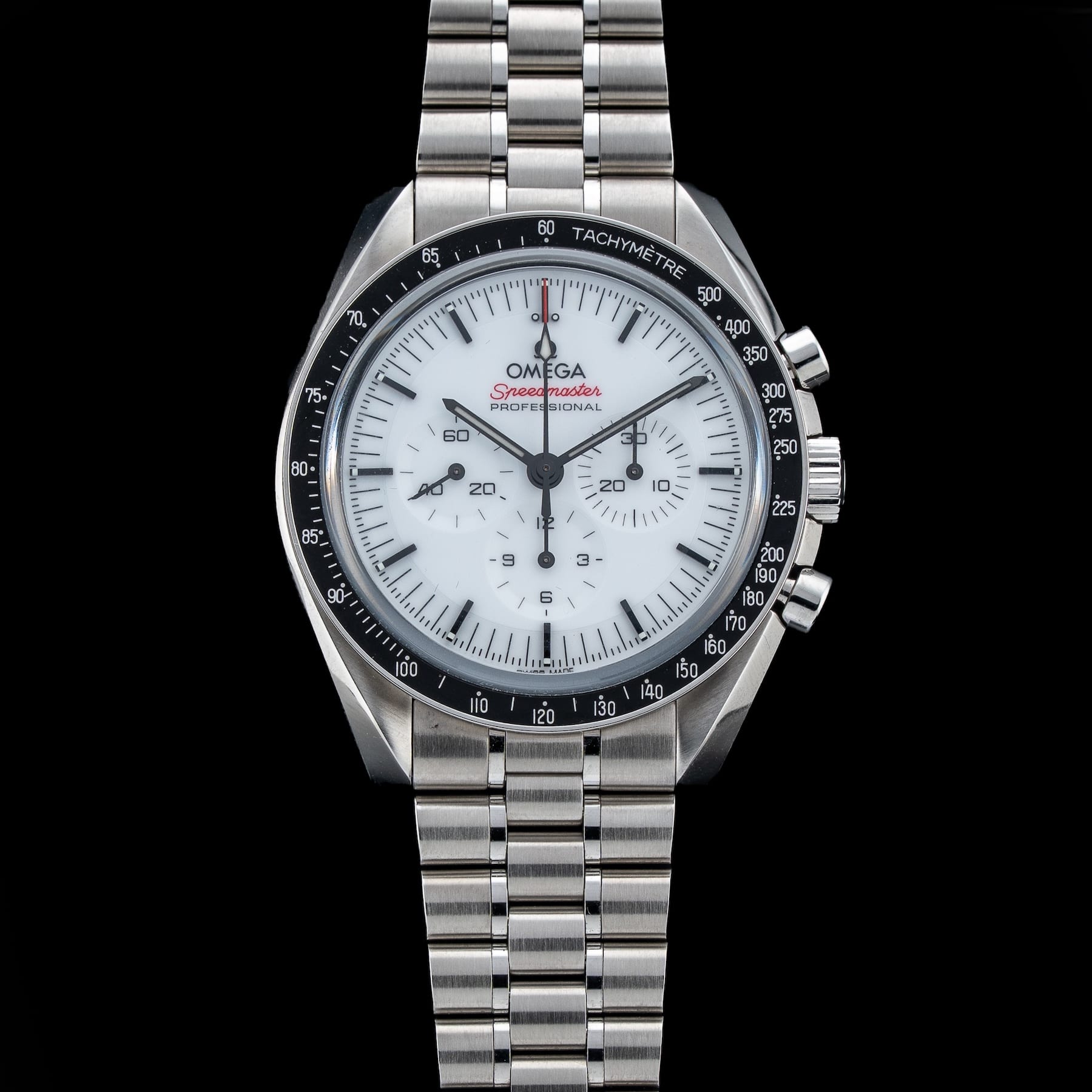Omega 310.30.42.50.04.001 Speedmaster Moonwatch Professional White Dial