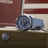 Omega 220.12.43.22.03.002 Seamaster Aqua Terra 150M Worldtimer Summer Blue on Strap image 6 thumbnail