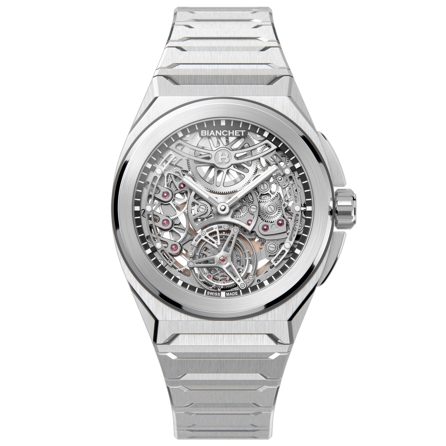 Bianchet Ultrafino Rotondo Titanium Skeleton Black