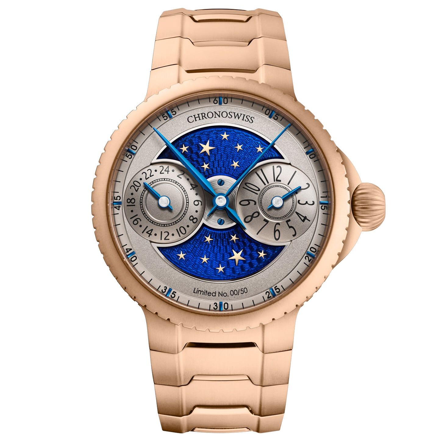 Chronoswiss Pulse GMT Enamel Sky Gold CH-4221REM-GRBL