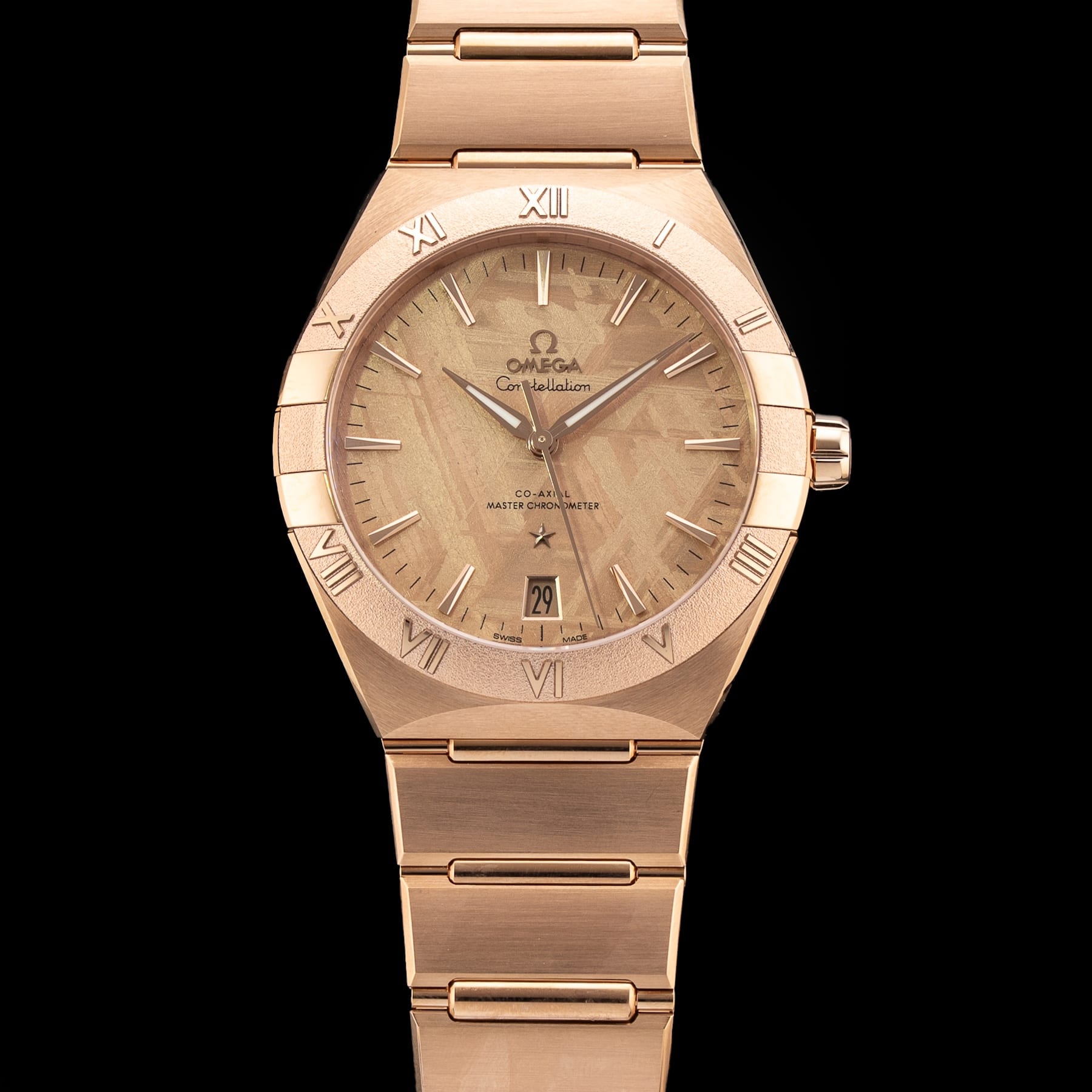Omega 131.50.41.21.99.002 Constellation Meteorite Dial Sedna Gold 41mm