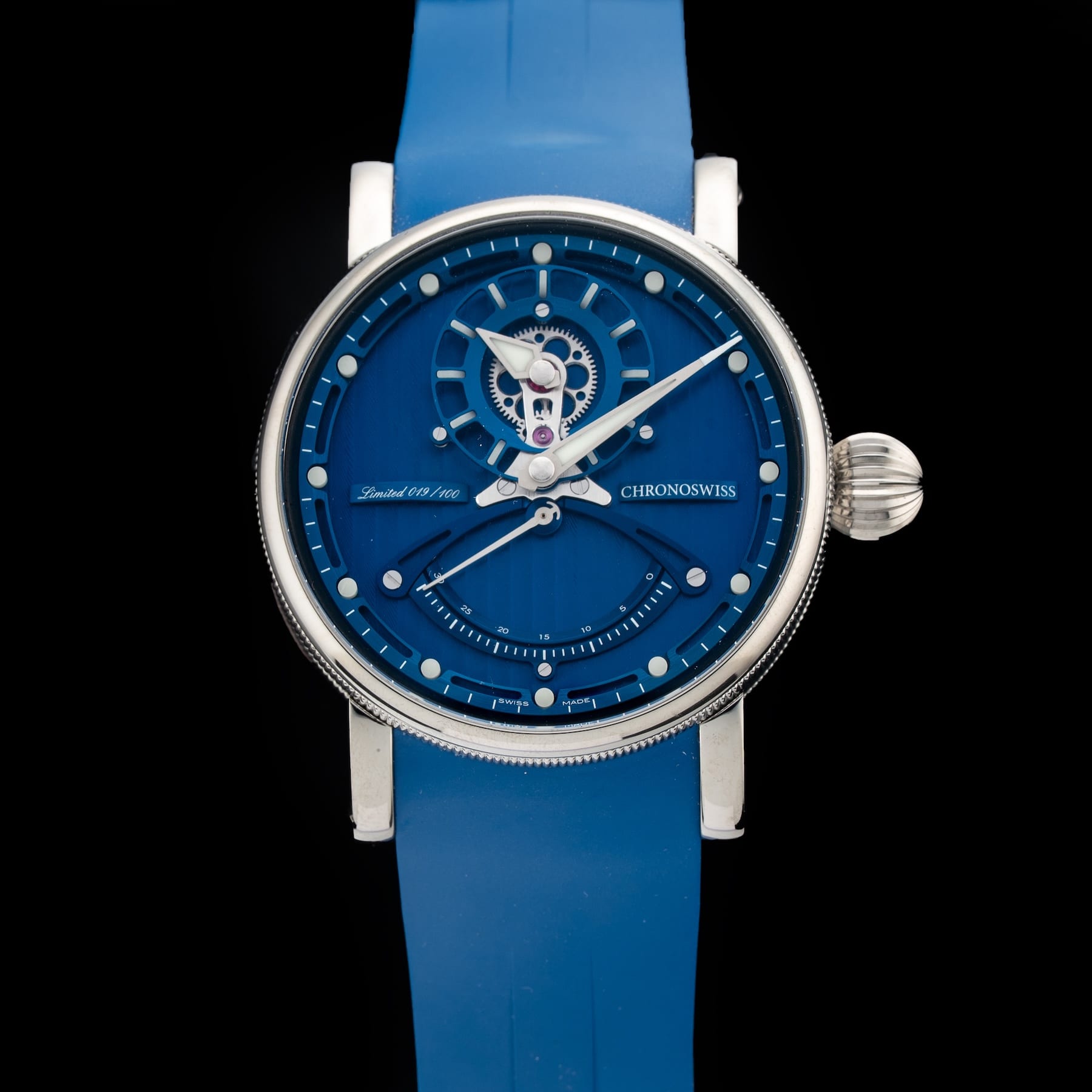 Chronoswiss ReSec Vertical Blue CH-6923T.1-BL Limited